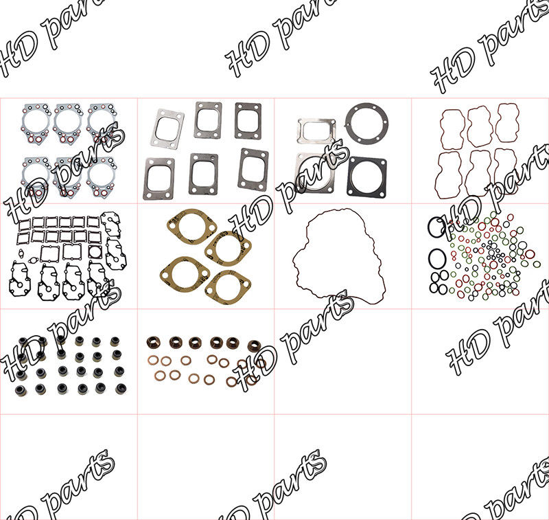 小松エンジンの修理部品セットのための6D140-2ガスケットの修理用キット6217-K1-9900
