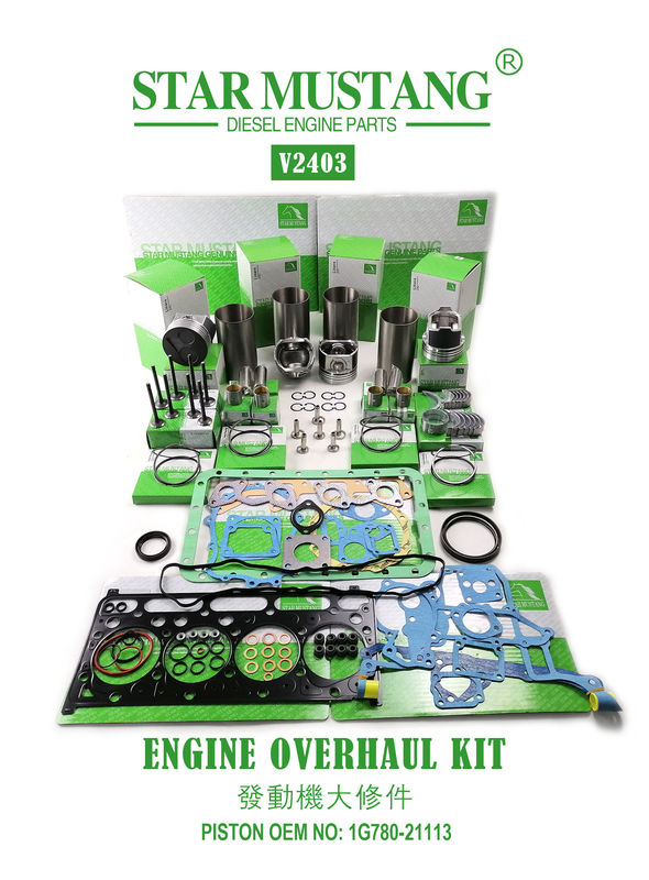 高品質の修理部品セット V2203 V2403 1G780-21113 1G796-21112 1J884-21110 キューボタミニ掘削機エンジン