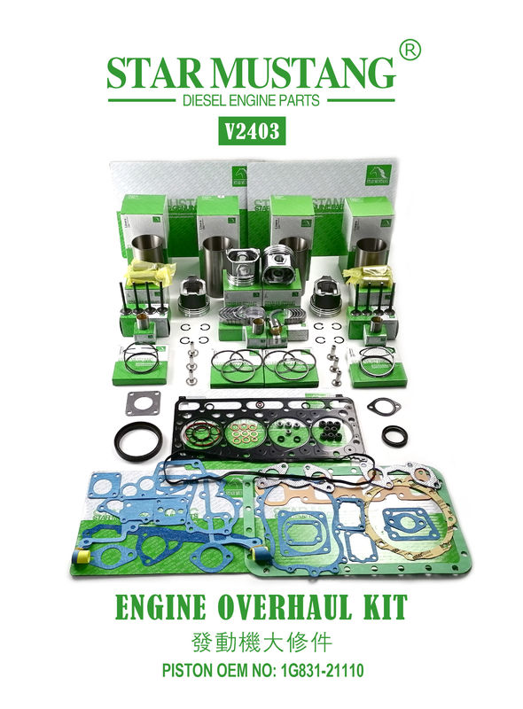 高品質の修理部品セット V2203 V2403 1G780-21113 1G796-21112 1J884-21110 キューボタミニ掘削機エンジン