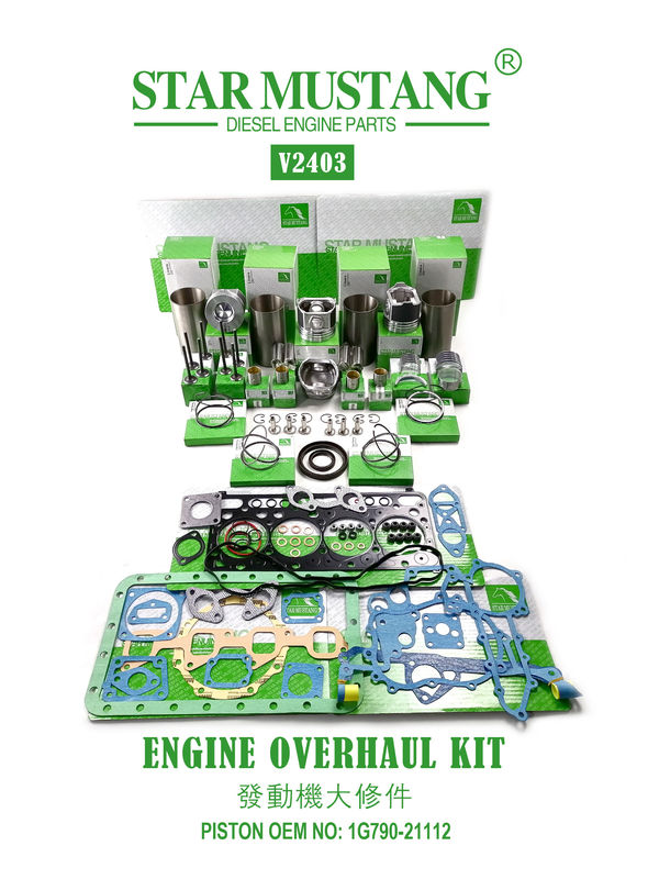 高品質の修理部品セット V2203 V2403 1G780-21113 1G796-21112 1J884-21110 キューボタミニ掘削機エンジン
