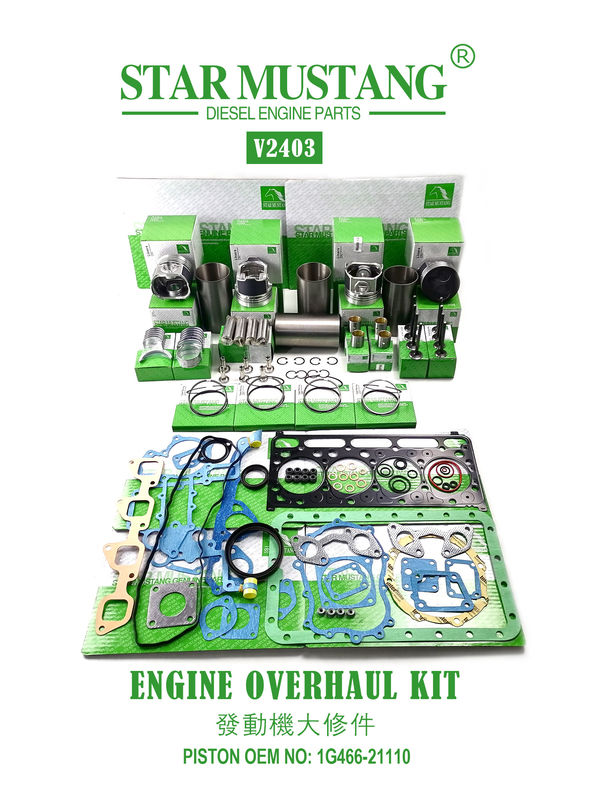 高品質の修理部品セット V2203 V2403 1G780-21113 1G796-21112 1J884-21110 キューボタミニ掘削機エンジン