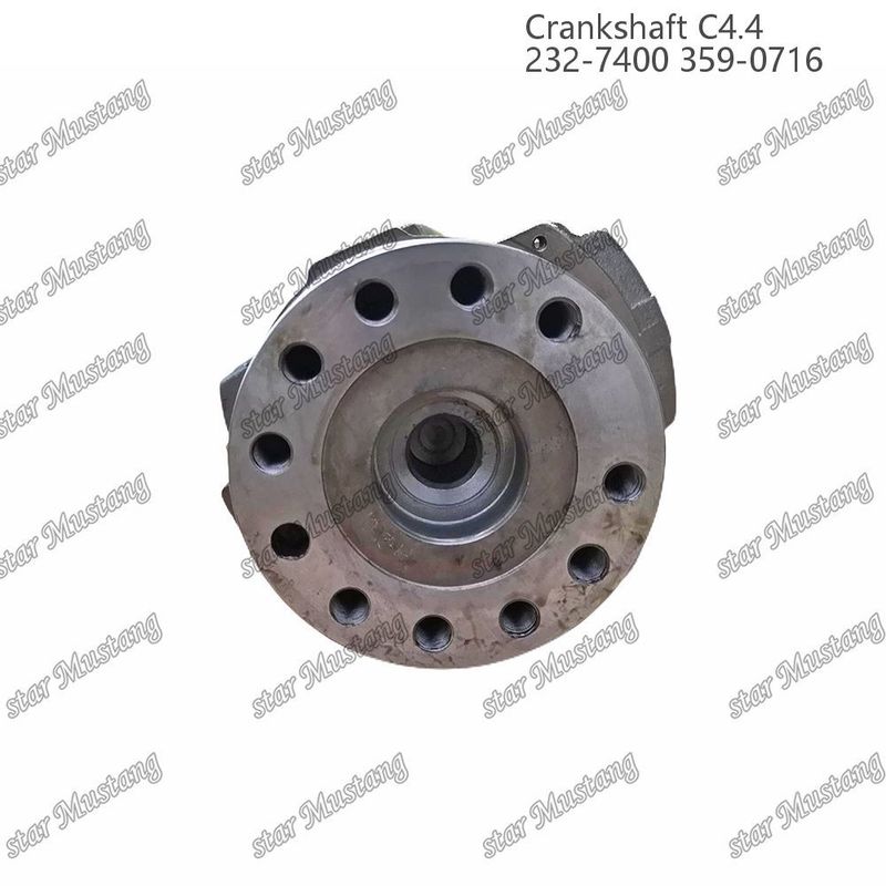クランクシャフト C4.4 鍛造鋼 EFI 63mm スプリン 232-7400 359-071 カーターピラー・ディーゼル・エンジン修理部品用