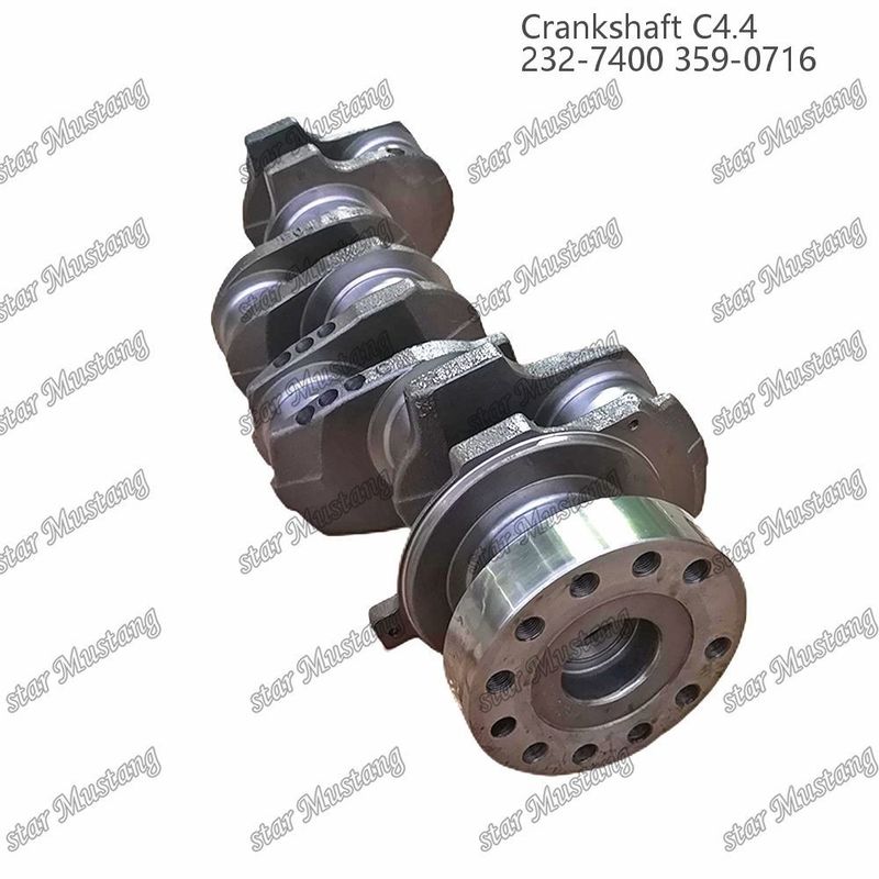 クランクシャフト C4.4 鍛造鋼 EFI 63mm スプリン 232-7400 359-071 カーターピラー・ディーゼル・エンジン修理部品用