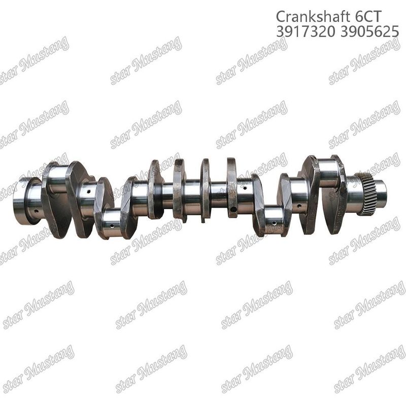 クランクシャフト 6CT 3917320 3905625 カミンズ・ディーゼル・エンジンの修理部品のためのギア付き鍛造鋼