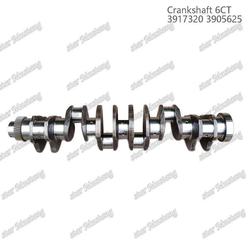 クランクシャフト 6CT 3917320 3905625 カミンズ・ディーゼル・エンジンの修理部品のためのギア付き鍛造鋼