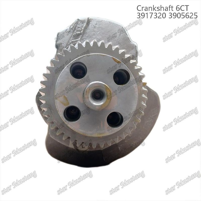 クランクシャフト 6CT 3917320 3905625 カミンズ・ディーゼル・エンジンの修理部品のためのギア付き鍛造鋼