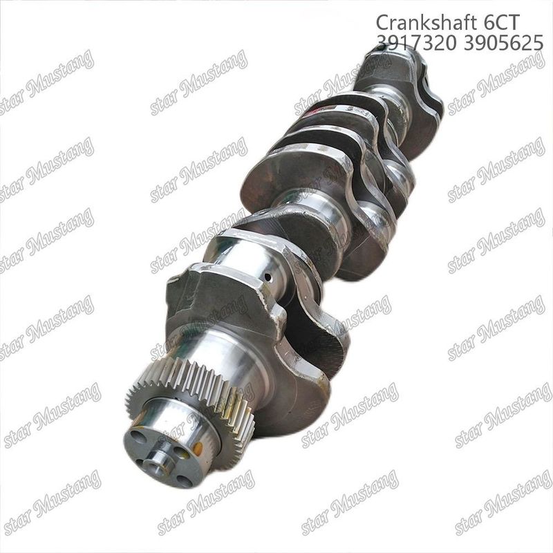 クランクシャフト 6CT 3917320 3905625 カミンズ・ディーゼル・エンジンの修理部品のためのギア付き鍛造鋼