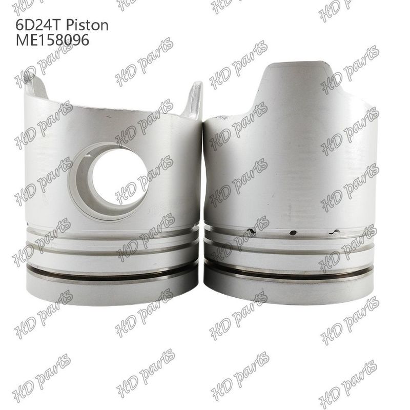 活塞 6D24T 燃焼室 69mm 3.3 ダブル傾斜 x3x4mm ME158096 三?? エンジン用部品用