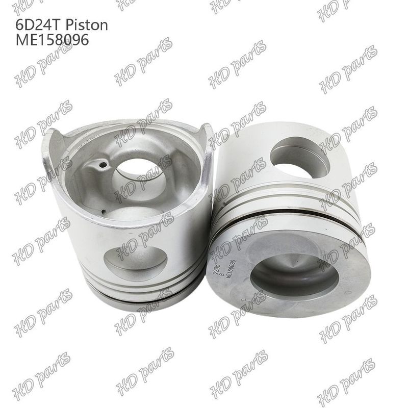 活塞 6D24T 燃焼室 69mm 3.3 ダブル傾斜 x3x4mm ME158096 三?? エンジン用部品用