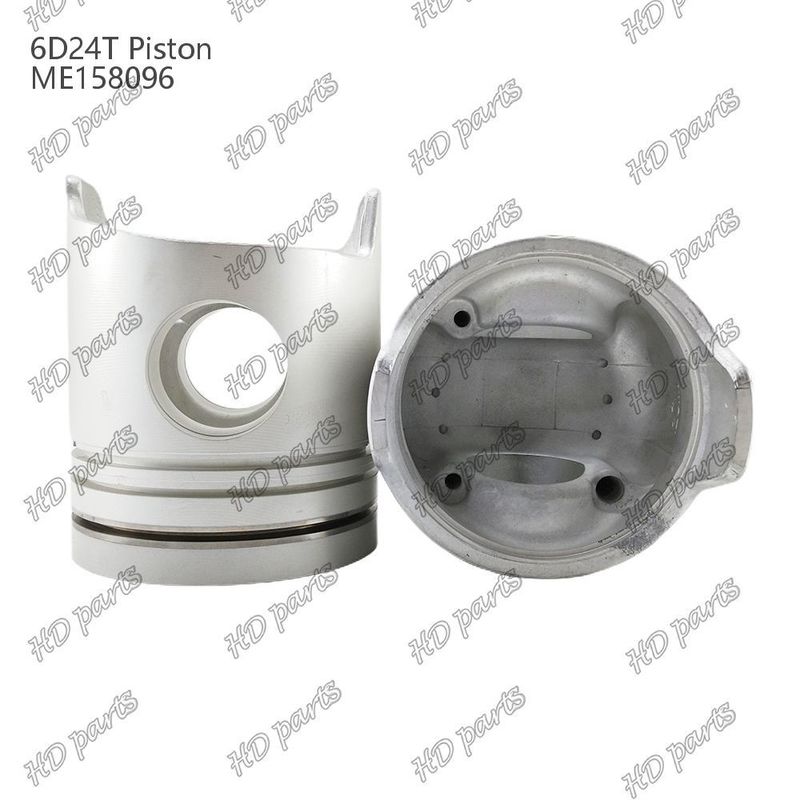活塞 6D24T 燃焼室 69mm 3.3 ダブル傾斜 x3x4mm ME158096 三?? エンジン用部品用