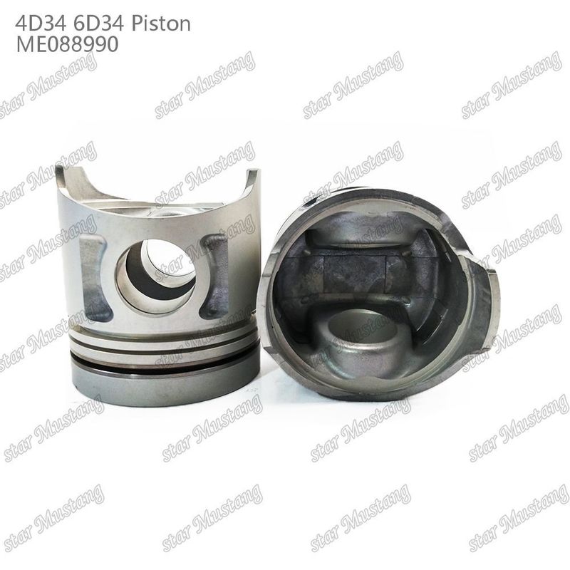 4D34 エンジンピストンピンホール 36mm アルフィン付き オイルなし ガレリア ME088990 三?? エンジン用部品