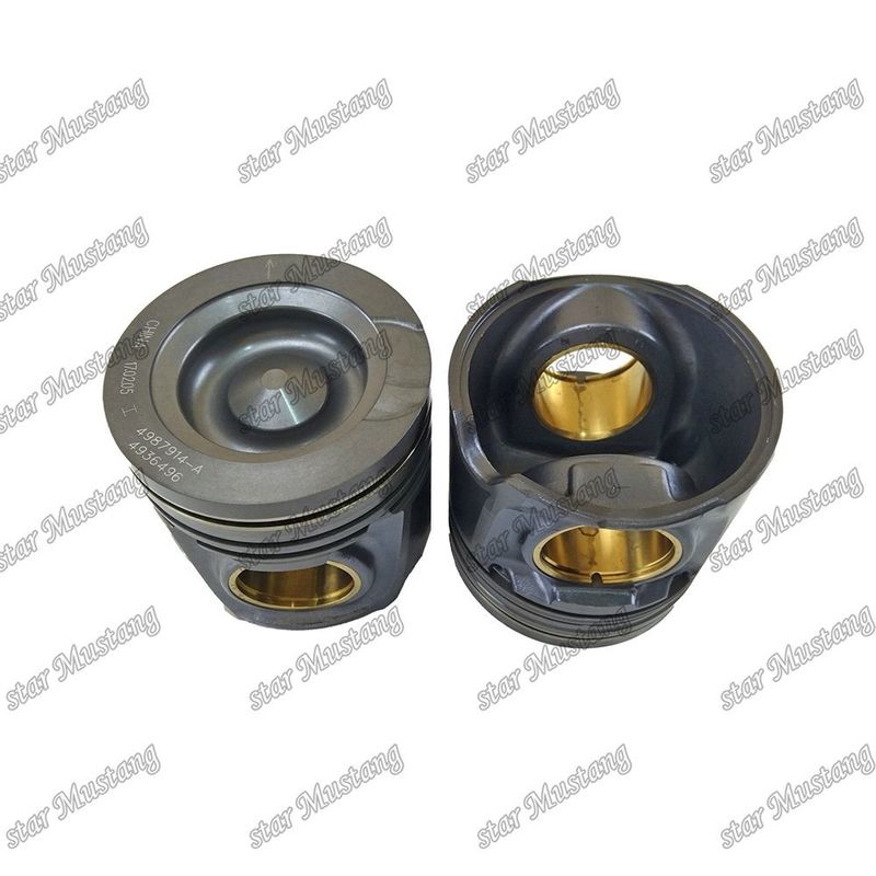 ピストン 8.9L 6LTAA ISB6.7 ISB6.7L 4987914 4936496 カミンズ・ディーゼル・エンジンの修理部品のために