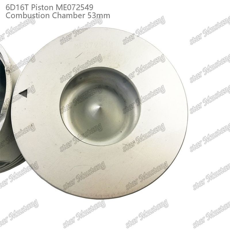 6D16T-24V エンジンピストン室 サイズ 53mm 3kx2.5x4mm ピンホール 38mm ME072549 三?? エンジン用部品