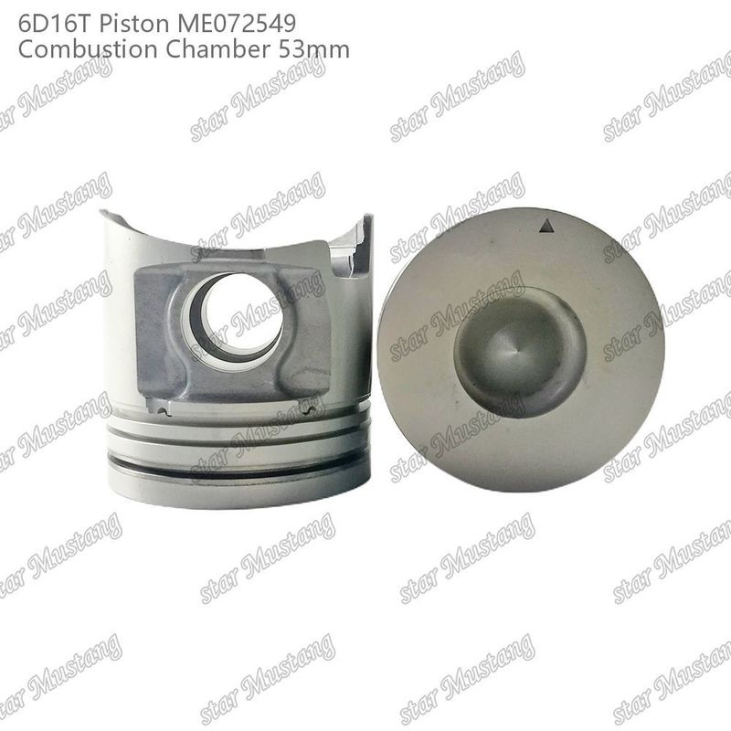 6D16T-24V エンジンピストン室 サイズ 53mm 3kx2.5x4mm ピンホール 38mm ME072549 三?? エンジン用部品