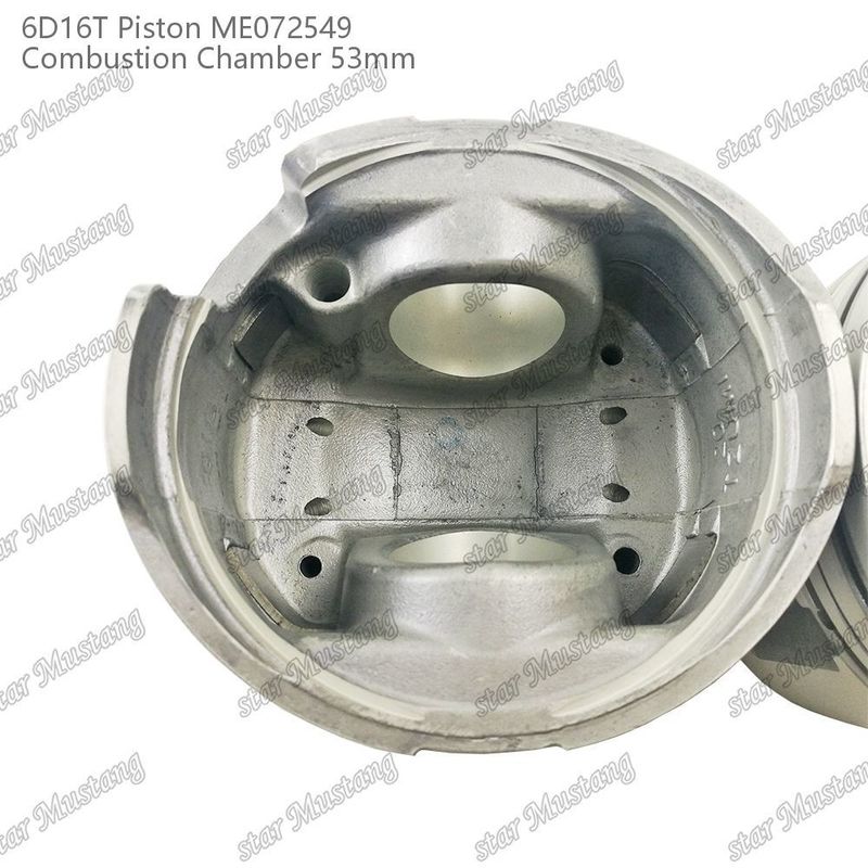 6D16T-24V エンジンピストン室 サイズ 53mm 3kx2.5x4mm ピンホール 38mm ME072549 三?? エンジン用部品