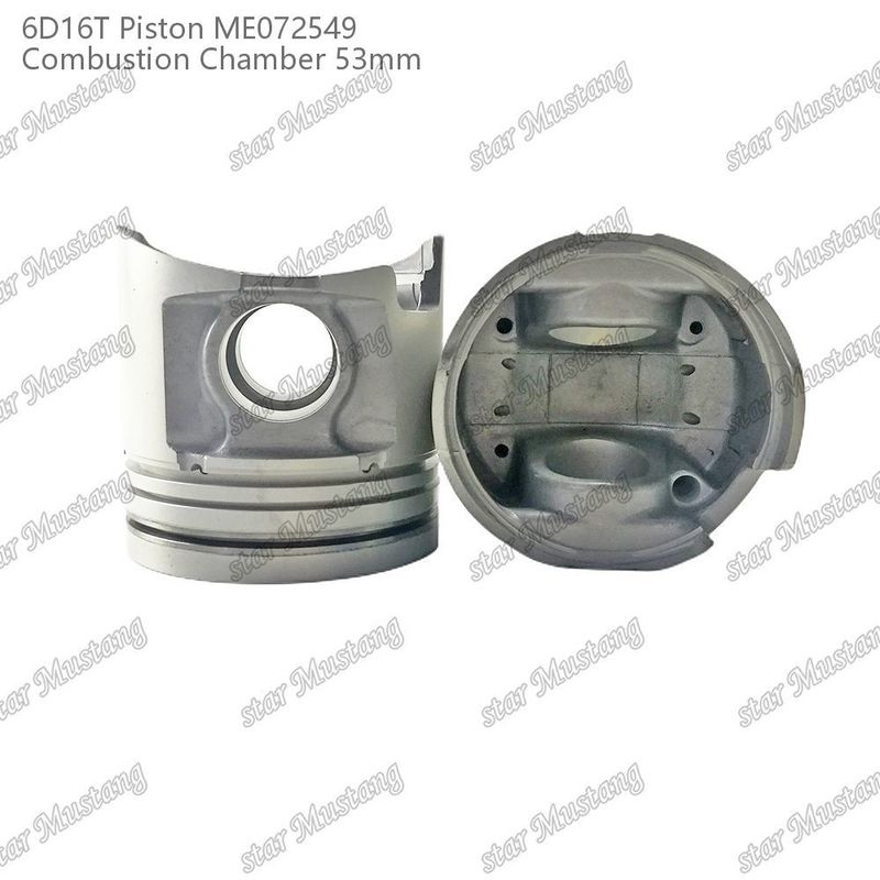 6D16T-24V エンジンピストン室 サイズ 53mm 3kx2.5x4mm ピンホール 38mm ME072549 三?? エンジン用部品