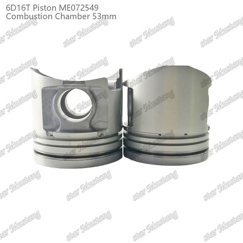 6D16T-24V エンジンピストン室 サイズ 53mm 3kx2.5x4mm ピンホール 38mm ME072549 三?? エンジン用部品
