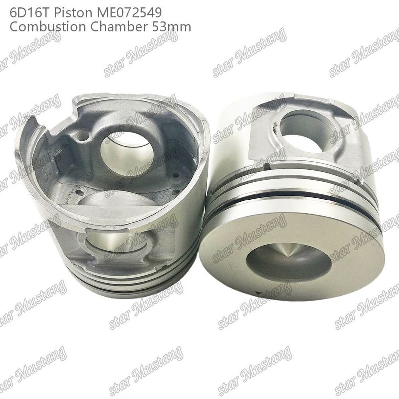 6D16T-24V エンジンピストン室 サイズ 53mm 3kx2.5x4mm ピンホール 38mm ME072549 三?? エンジン用部品