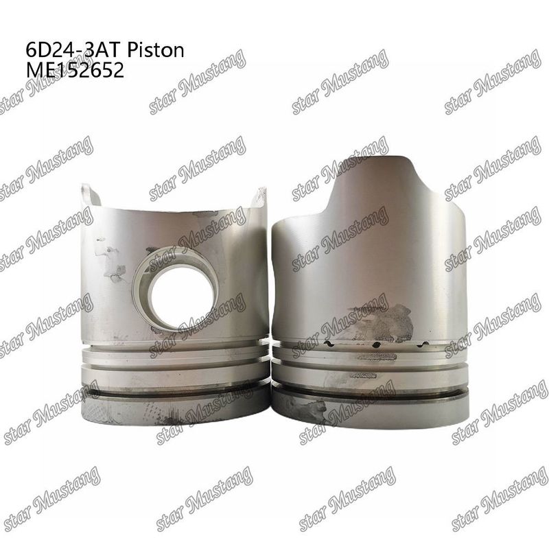 6D24-3AT エンジンピストン室 サイズ 66mm 3.3Kx3x4mm ME152652 三?? エンジン用スペアパーツ