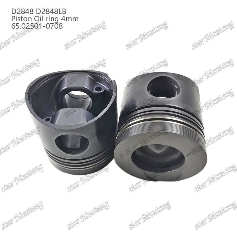 ピストン D2848 D2848LB オイルリング 4mm 65.02501-0708 ドーサンディーゼルエンジン修理部品のために