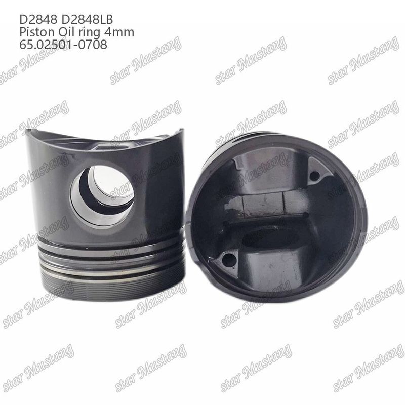 ピストン D2848 D2848LB オイルリング 4mm 65.02501-0708 ドーサンディーゼルエンジン修理部品のために