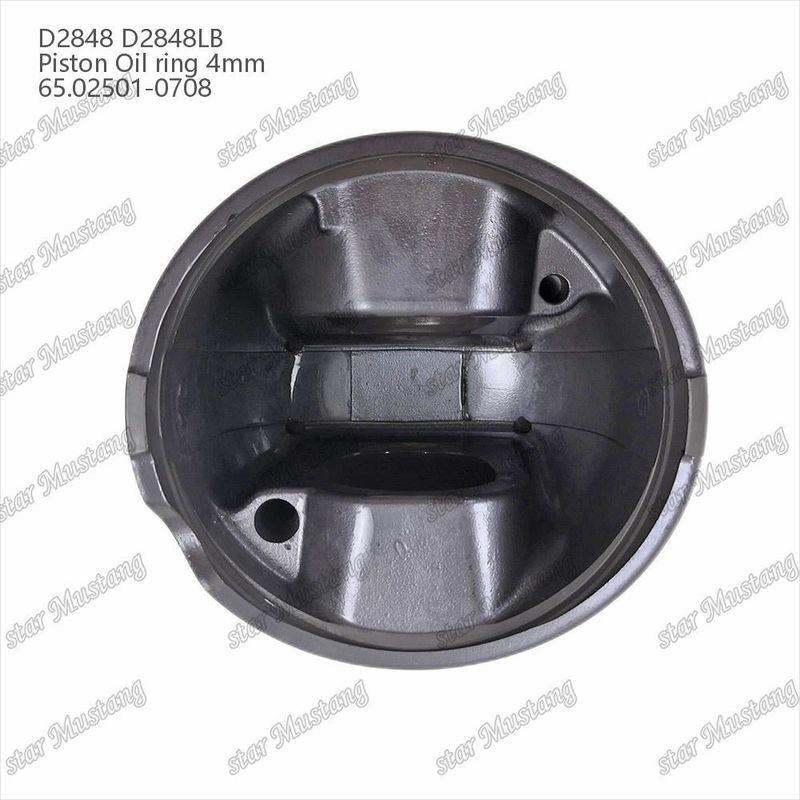 ピストン D2848 D2848LB オイルリング 4mm 65.02501-0708 ドーサンディーゼルエンジン修理部品のために