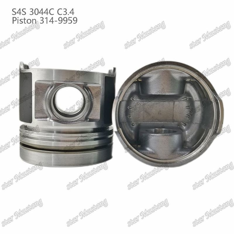 S4S 3044C C3.4 825 エンジンピストン アルフィン室 サイズ 53mm 60mm オイルリング 4mm 314-9959 Mitsubishi エンジン用部品用