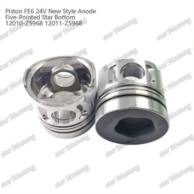 FE6T エンジンピストン 24V 新型 2.5x2x4mm 12011-Z5776 12011-Z5506 12011-Z5968 ニッサンエンジン用スペアパーツ