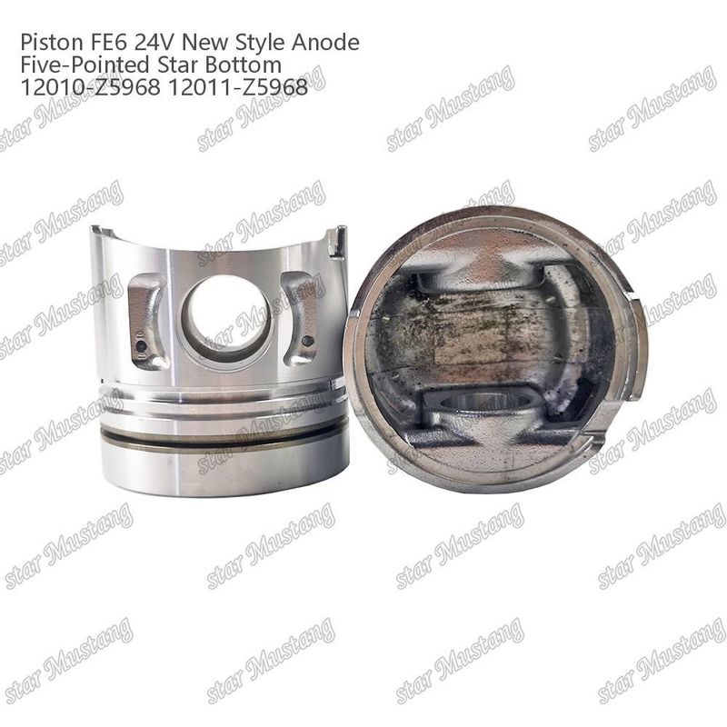 FE6T エンジンピストン 24V 新型 2.5x2x4mm 12011-Z5776 12011-Z5506 12011-Z5968 ニッサンエンジン用スペアパーツ