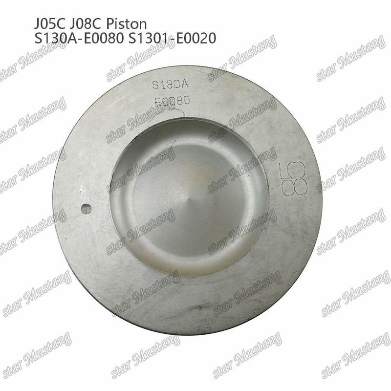 ピストン J05C J08C 65mmの銅の袖付き 内部冷却の燃焼室 S130A-E0080 S1301-E0020