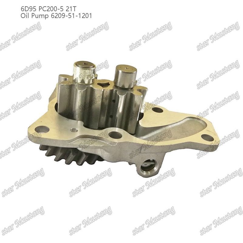 オイルポンプ 6D95 PC200-5 21T 6209-51-1201 Kumatsu エンジン用スペアパーツ