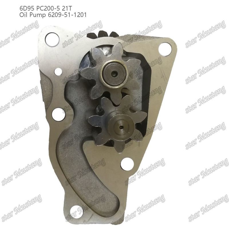 オイルポンプ 6D95 PC200-5 21T 6209-51-1201 Kumatsu エンジン用スペアパーツ