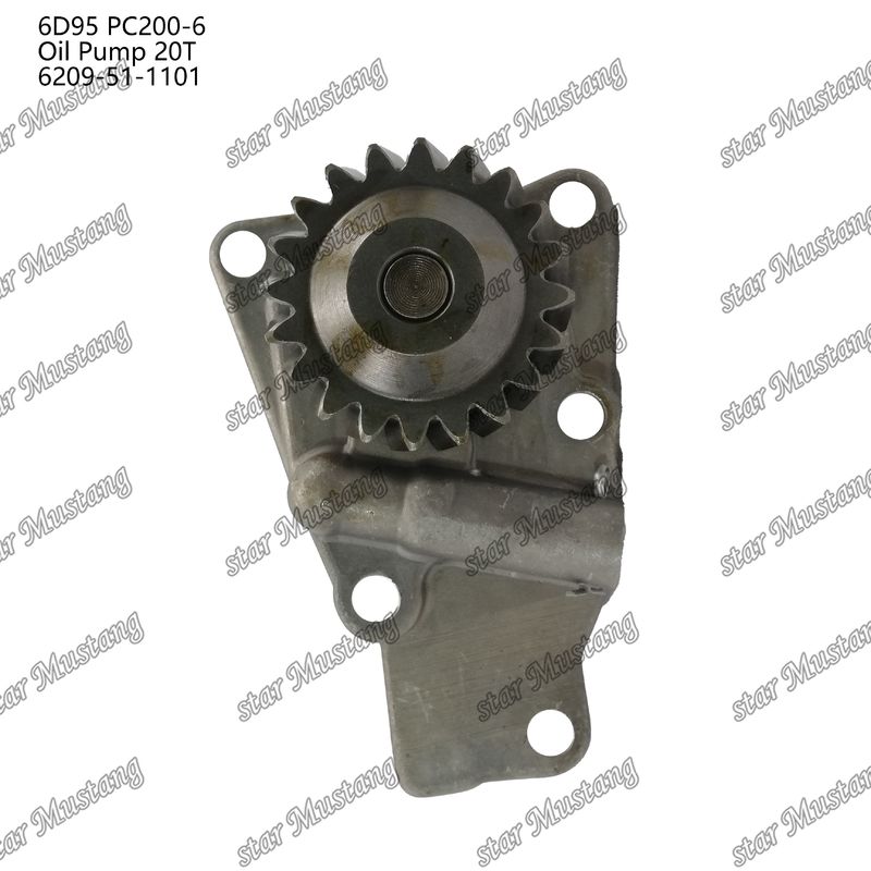 オイルポンプ 6D95 PC200-6 20T 6209-51-1101 Kumatsu エンジン用スペアパーツ