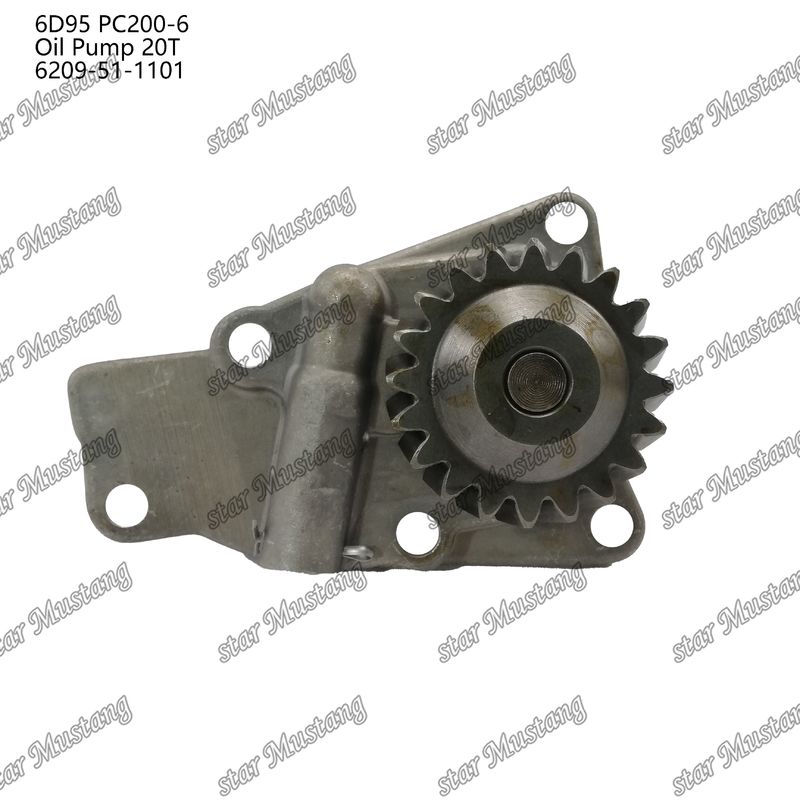 オイルポンプ 6D95 PC200-6 20T 6209-51-1101 Kumatsu エンジン用スペアパーツ