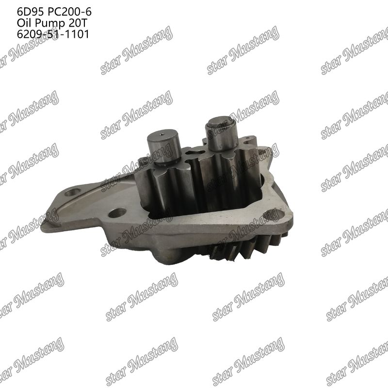 オイルポンプ 6D95 PC200-6 20T 6209-51-1101 Kumatsu エンジン用スペアパーツ
