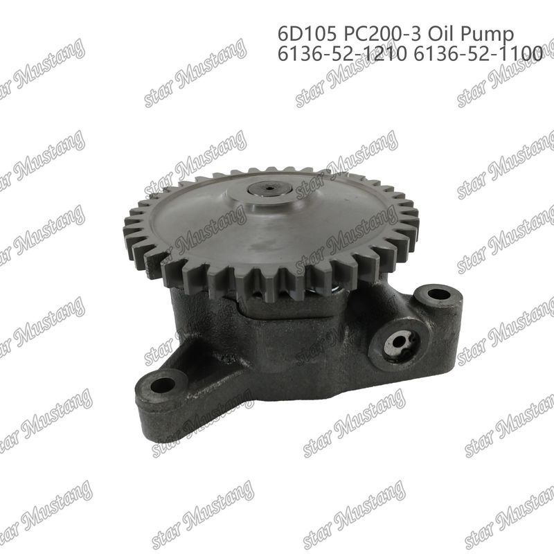 オイルポンプ 6D105 PC200-3 6136-52-1210 6136-52-1100 Kumatsu エンジン用スペアパーツ
