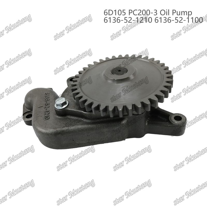 オイルポンプ 6D105 PC200-3 6136-52-1210 6136-52-1100 Kumatsu エンジン用スペアパーツ