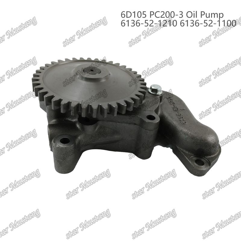 オイルポンプ 6D105 PC200-3 6136-52-1210 6136-52-1100 Kumatsu エンジン用スペアパーツ