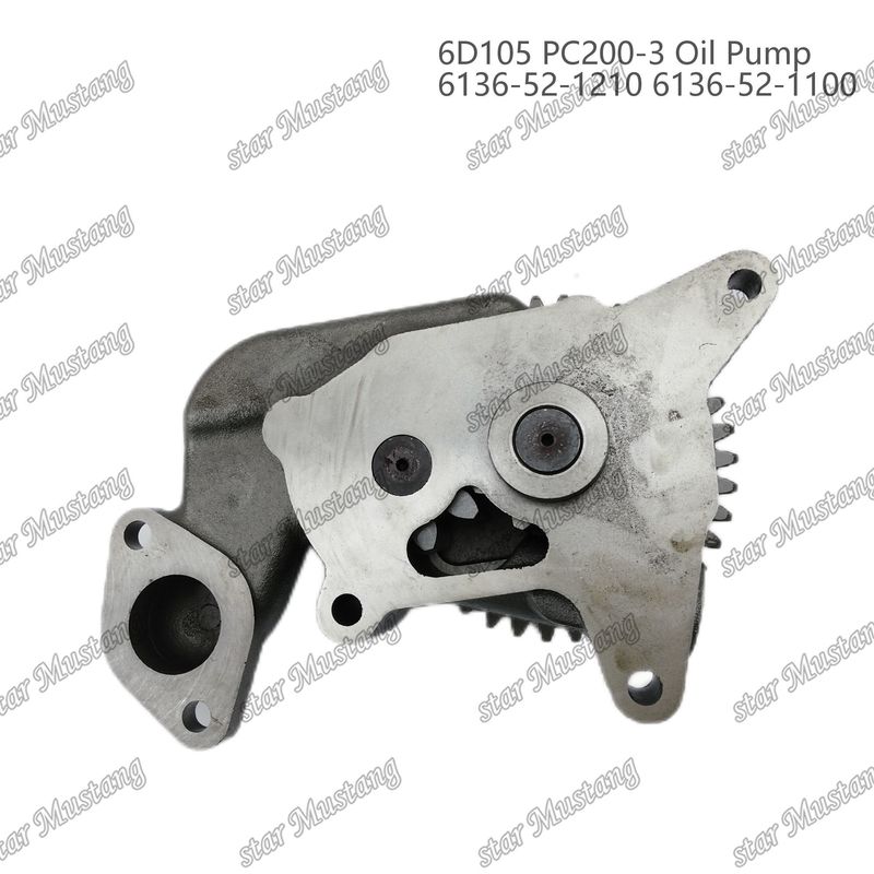 オイルポンプ 6D105 PC200-3 6136-52-1210 6136-52-1100 Kumatsu エンジン用スペアパーツ