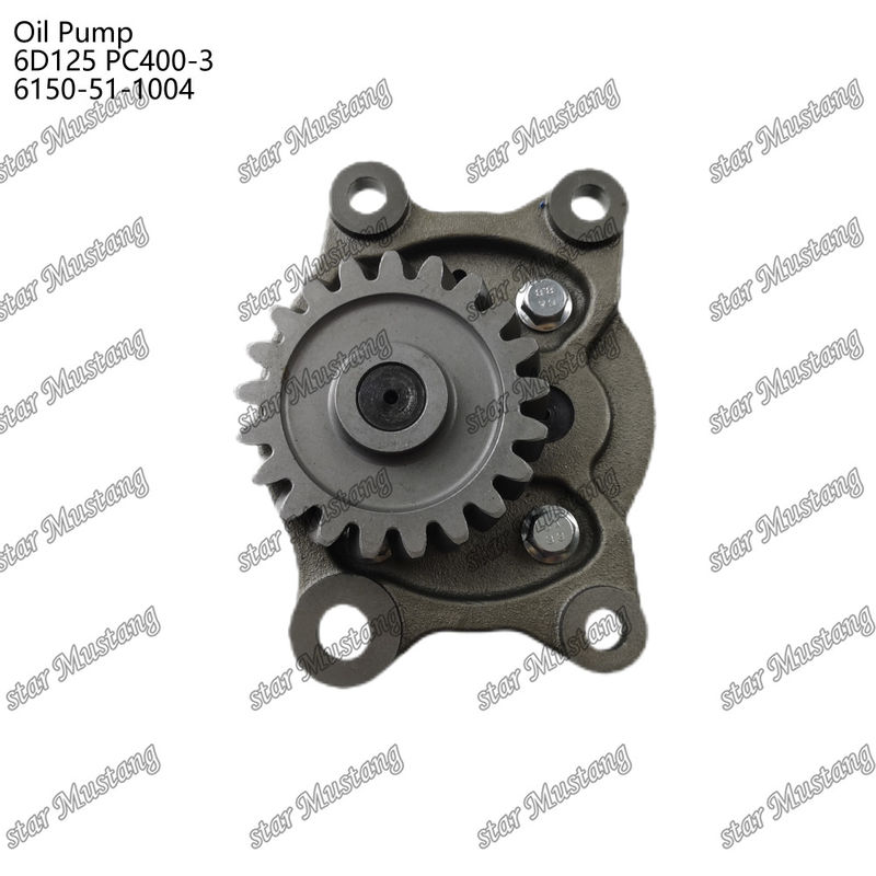 オイルポンプ 6D125 PC400-3 フラット 6150-51-1004 Kumatsu エンジン用スペアパーツ