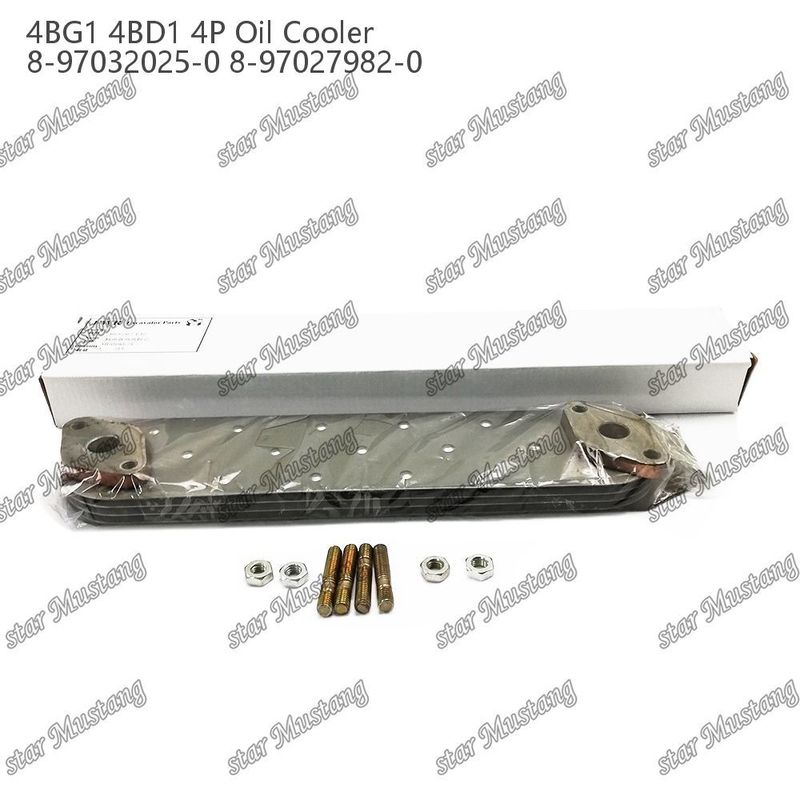 オイルクーラー 4BG1 4BD1 4P 8-97032025-0 8-97027982-0 イスズーエンジン用スペアパーツ