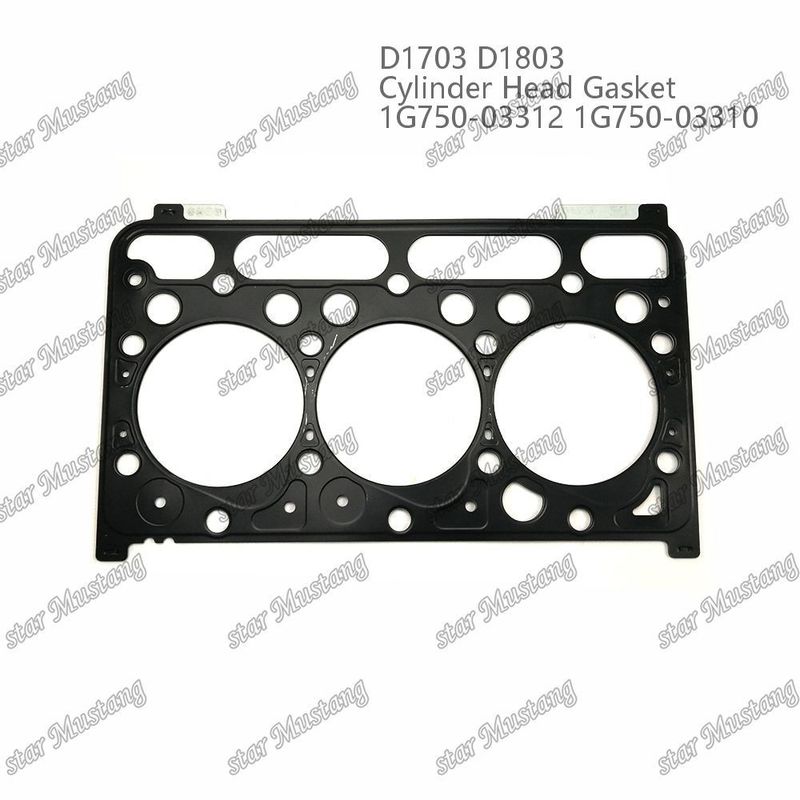D1703 D1803 シリンダーヘッド ガスケット メタル 1.20mm 1G750-03312 1G750-03310 クボタエンジンに適した