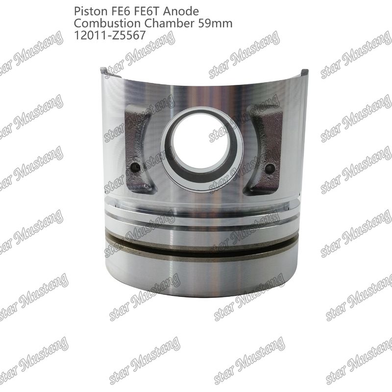 ピストン FE6 FE6T 燃焼室 59mm 尖った底アノード 3x2x4mm 12011-Z5567 三?? エンジン用部品