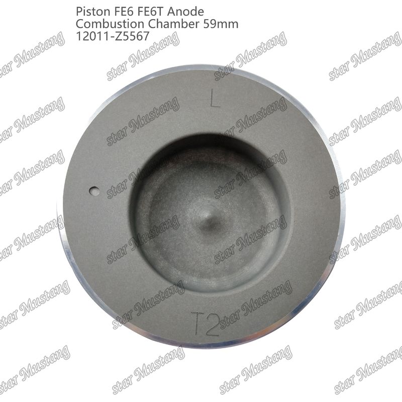 ピストン FE6 FE6T 燃焼室 59mm 尖った底アノード 3x2x4mm 12011-Z5567 三?? エンジン用部品
