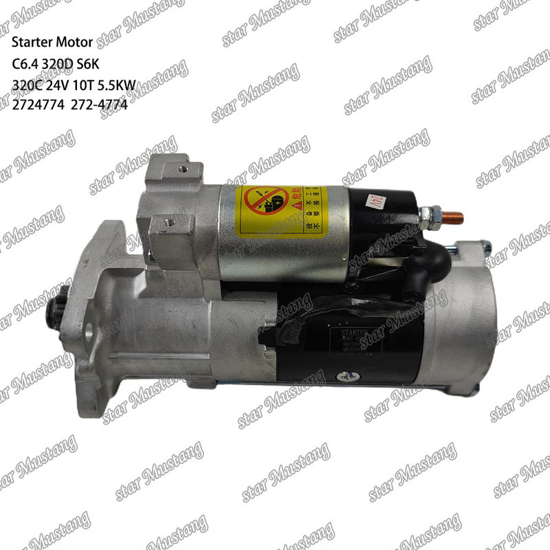 エンジンスタートモーター C6.4 320D S6K 320C 24V 10T 5.5KW 2724774 272-4774 カタピラー エンジン用部品