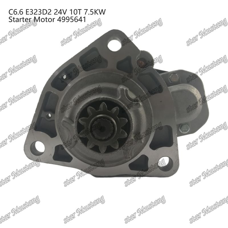 エンジンスタートモーター C6.6 E323D2 24V 10T 7.5KW 4995641 キャターピラー エンジン用スペアパーツ