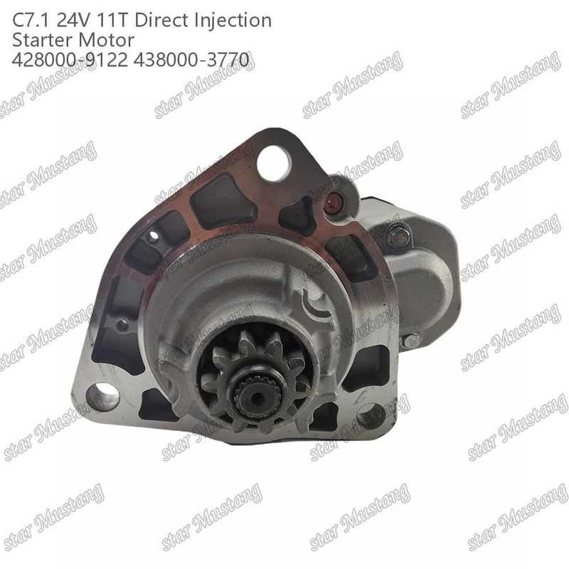 エンジンスタートモーター C7.1 DI型 24V 11T 428000-9122 438000-3770 カタピラー エンジン用部品