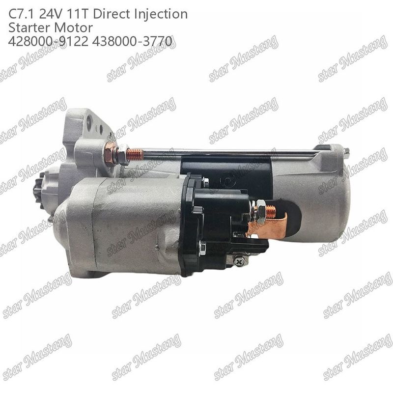エンジンスタートモーター C7.1 DI型 24V 11T 428000-9122 438000-3770 カタピラー エンジン用部品