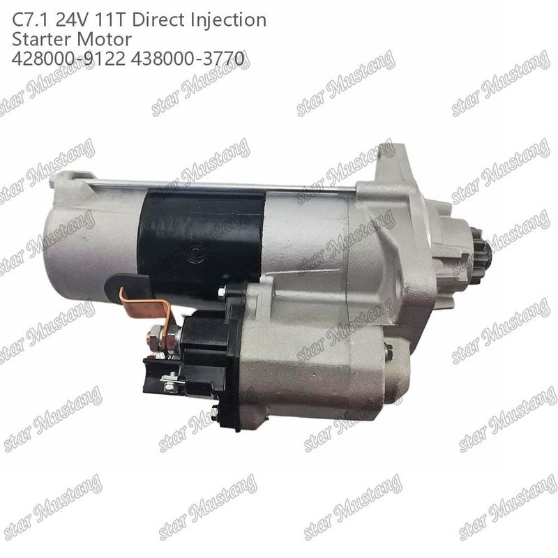 エンジンスタートモーター C7.1 DI型 24V 11T 428000-9122 438000-3770 カタピラー エンジン用部品
