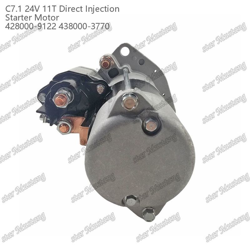 エンジンスタートモーター C7.1 DI型 24V 11T 428000-9122 438000-3770 カタピラー エンジン用部品